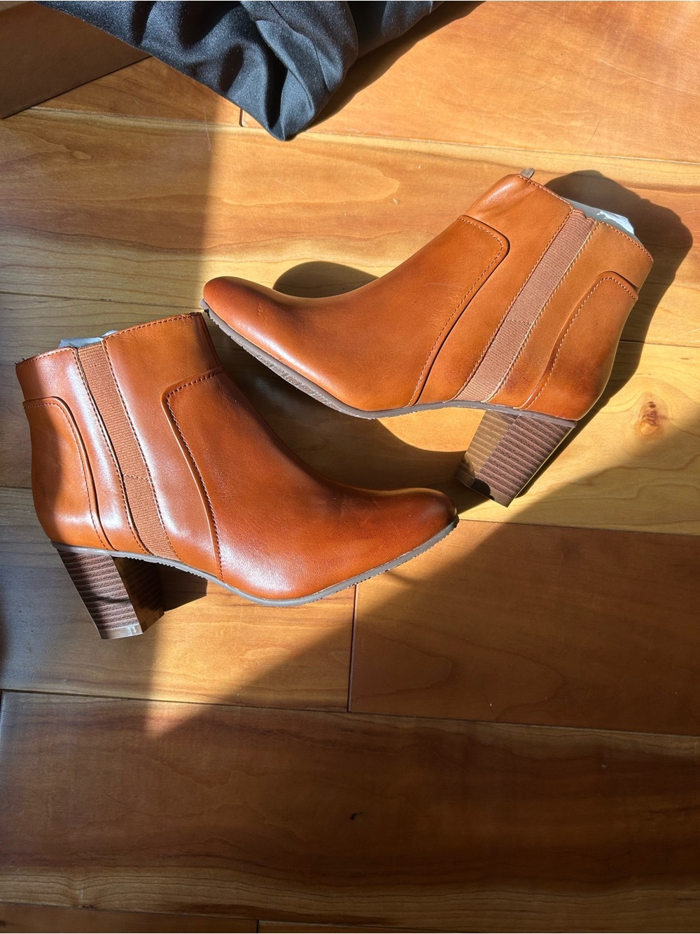 Lands End Elizabeth Mid Heel Bombay Booties